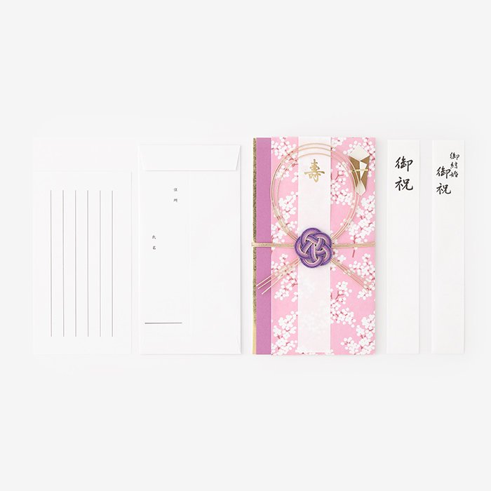SO-SU-U Birthday Wedding Celebration Gift Envelop Nandina - Made in Japan