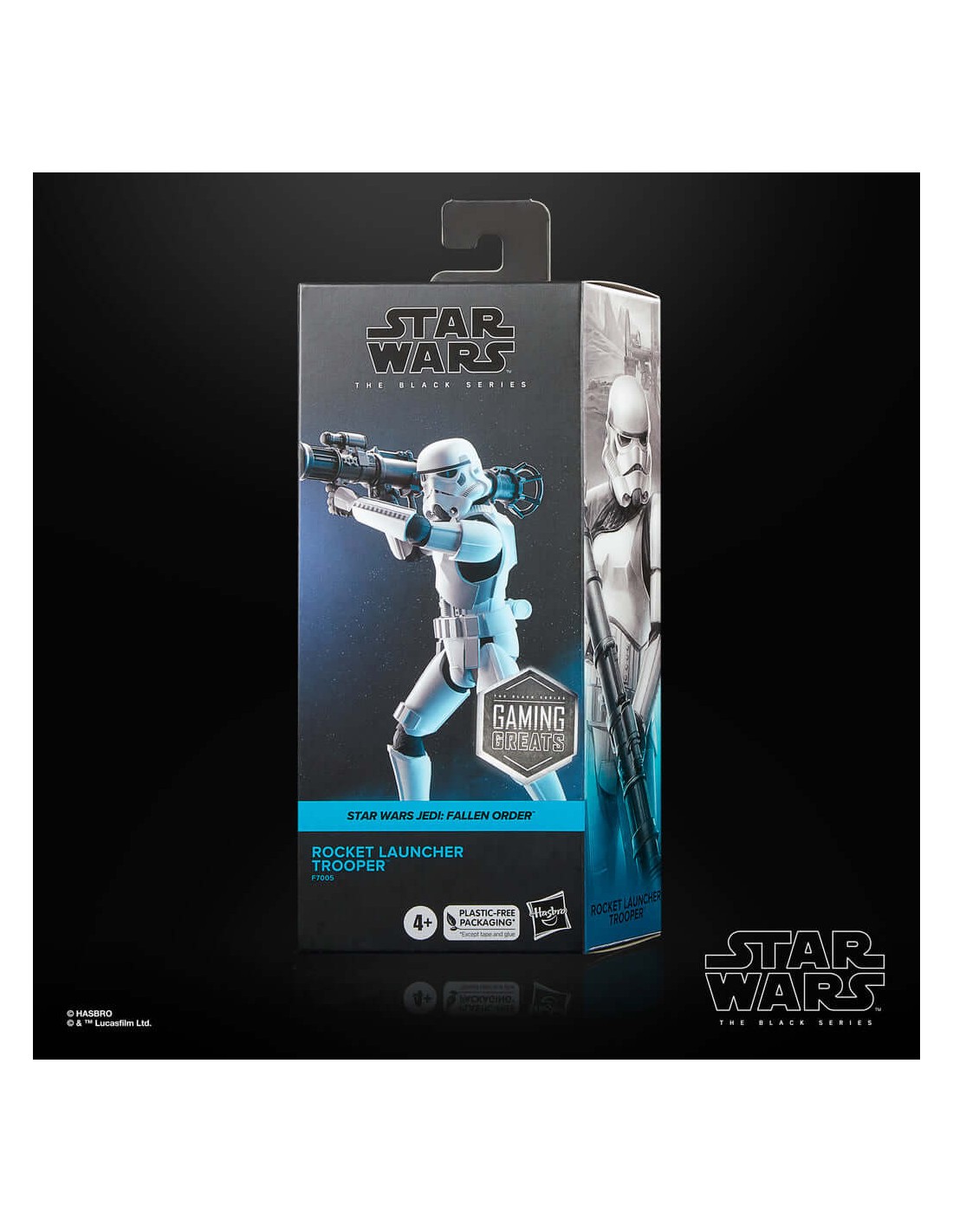 STAR WARS THE BLACK SERIES GAMING GREATS ROCKET LAUNCHER TROOPER FIGURE