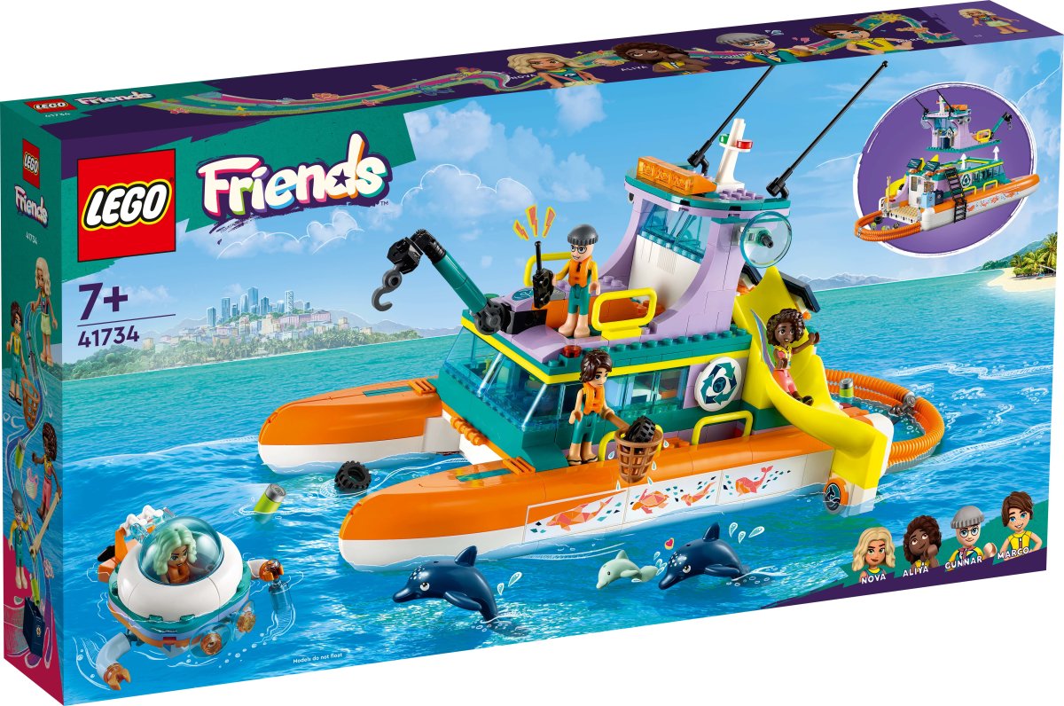 LEGO Friends Series 41734 Sea Rescue Boat