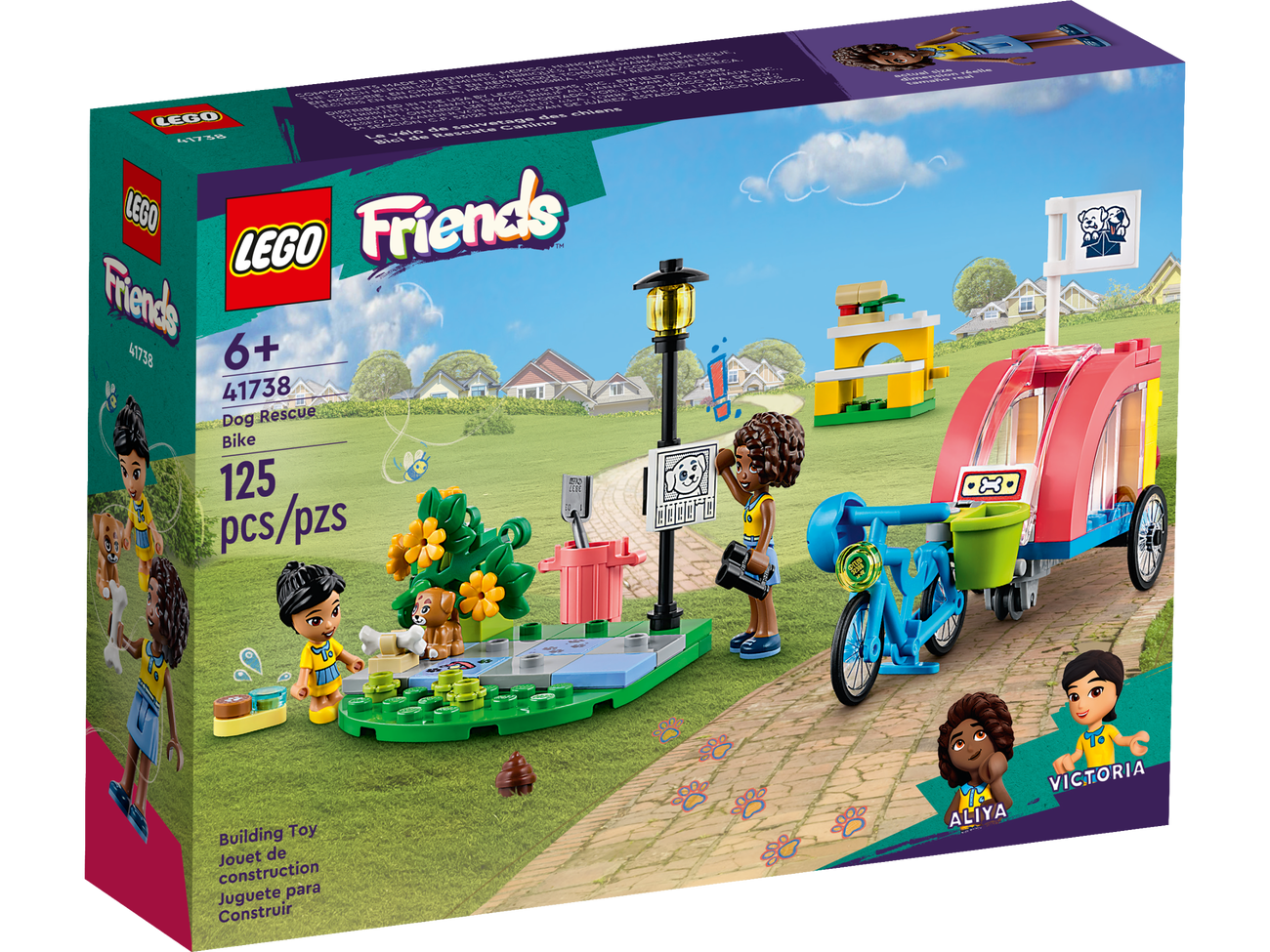 LEGO Friends Series 41738 Dog Rescue Bike