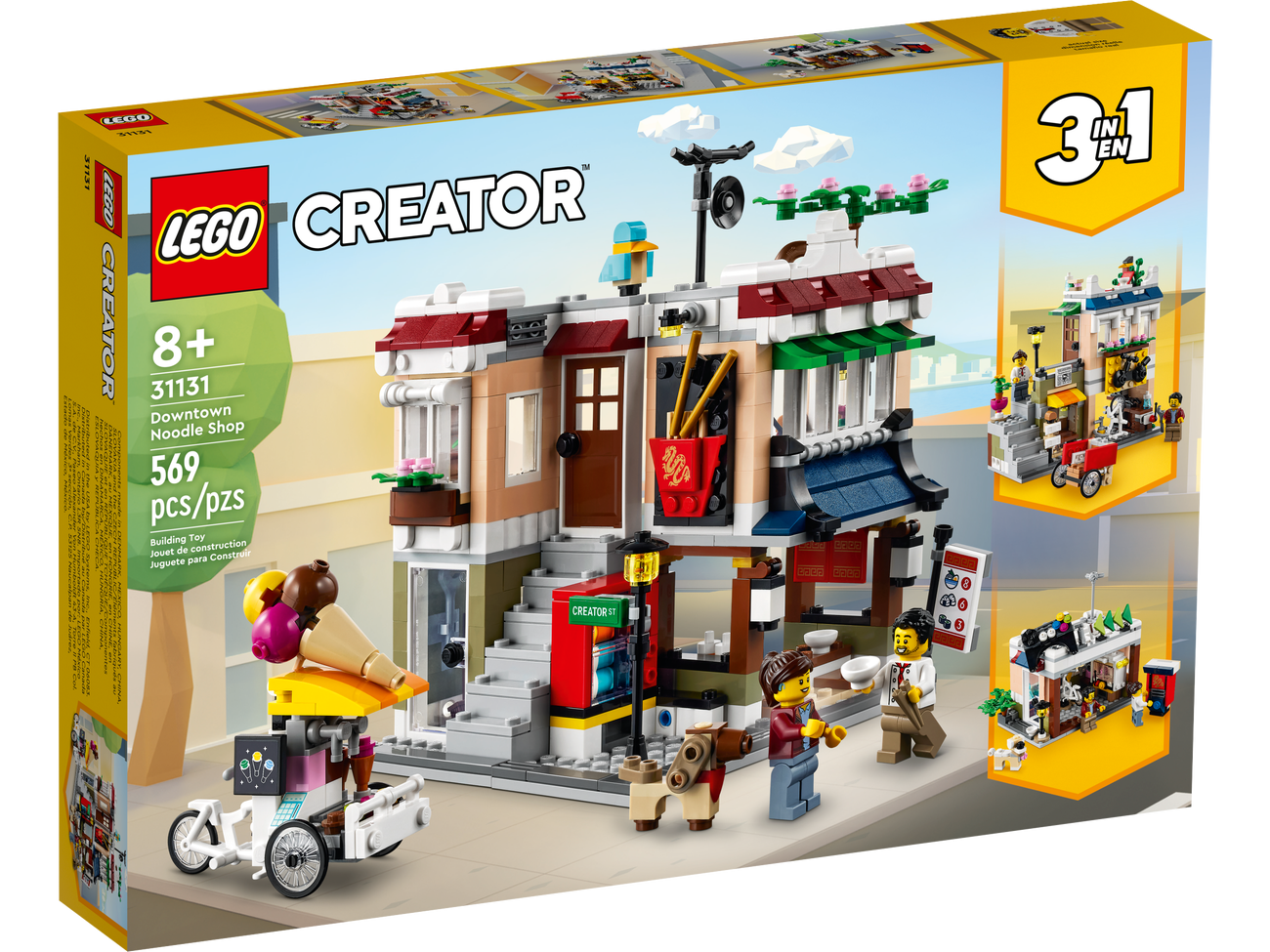 LEGO Creators 3-in-1 31131 Downtown Noodle Shop