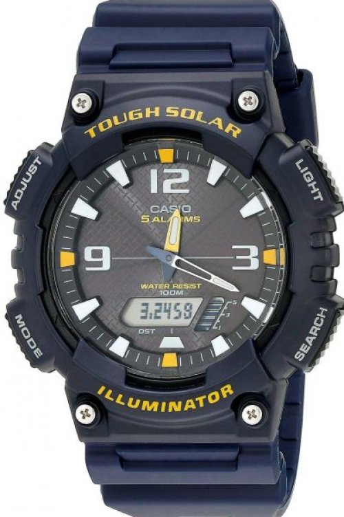 Casio For Men World Time Resin Band Analog Casual Digital Watch AQ-S810W-2A