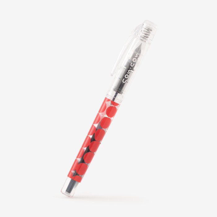 SO-SU-U Fountain Pen Marbles red - Made in Japan