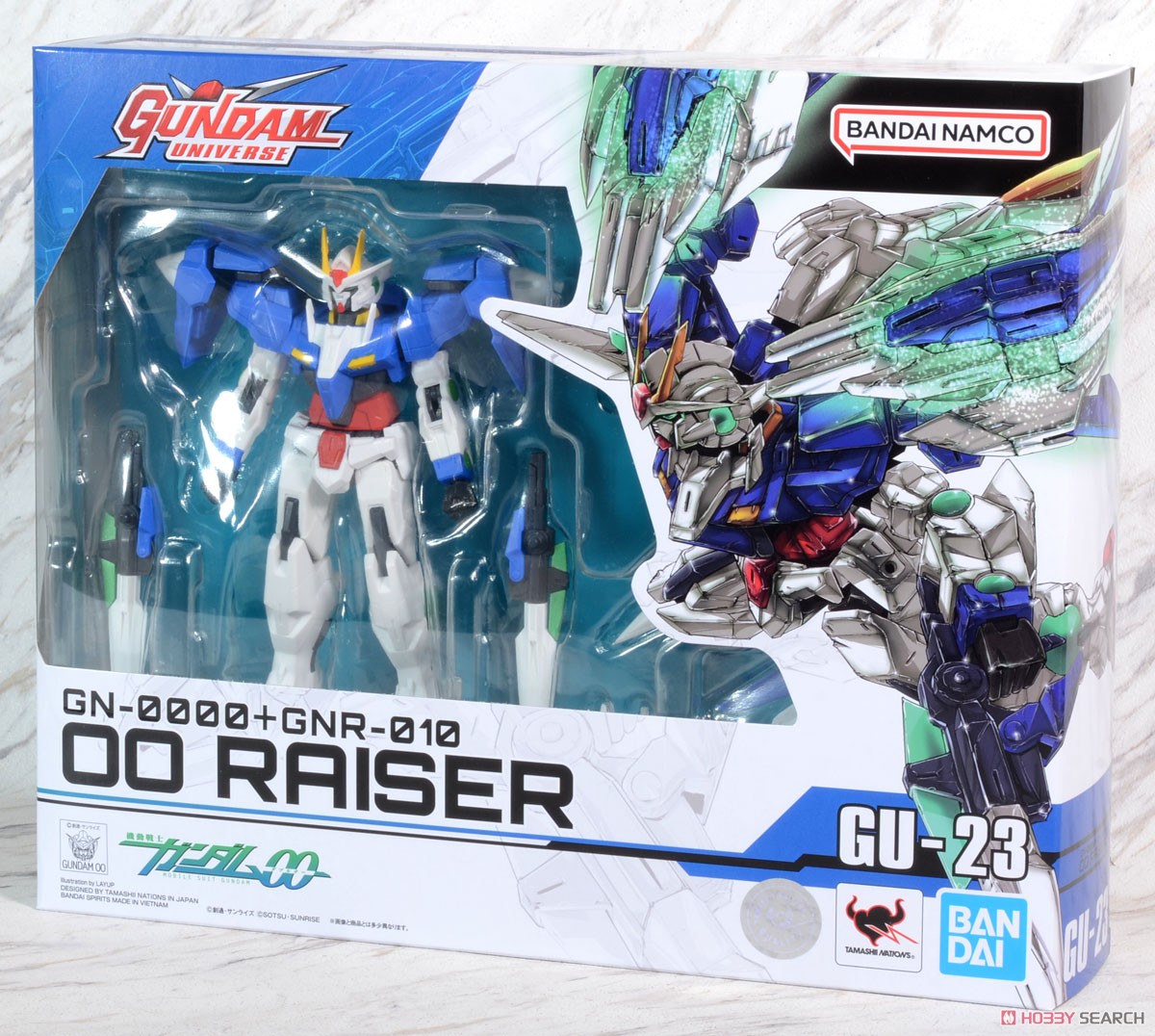 Bandai Gundam Universe GN-0000+GNR-010 00 RAISER "Mobile Suit Gundam 00" GU-23