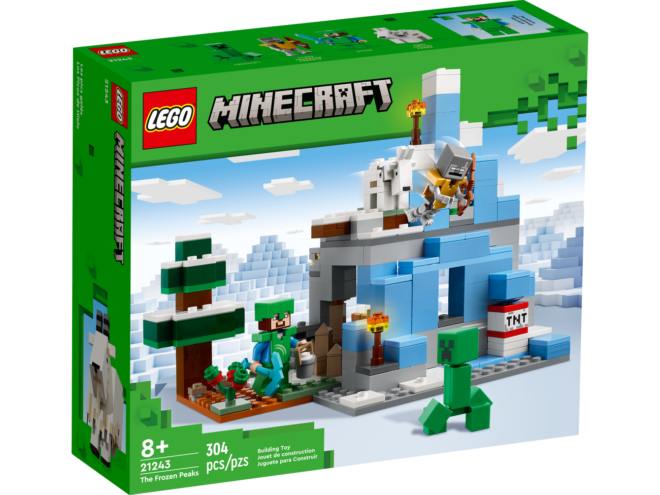 LEGO Minecraft Series 21243 The Frozen Peaks