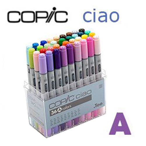 COPIC Ciao Marker 36 Colors Set A
