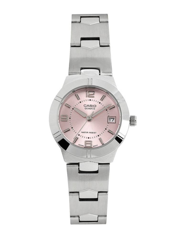 Casio LTP-1241D-4A Analog Womens Watch Date Stainless Steel