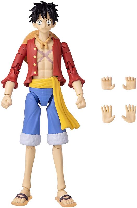 ONE PIECE ANIME HEROES 6" MONKEY D. LUFFY BANDAI ACTION FIGURE IN STOCK