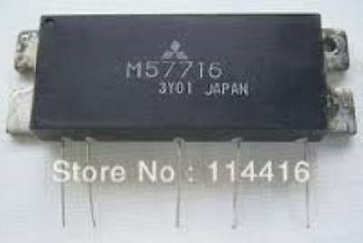 MITSUBIS M57716 MODULE 430-450MHz 12.5V 17W