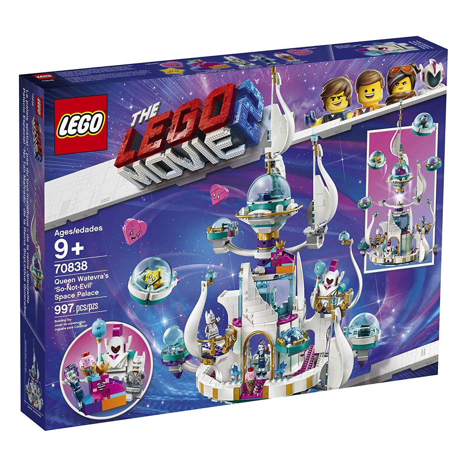 LEGO 70838 The LEGO Movie 2 Queen Watevra’s ‘So-Not-Evil’ Space Palace