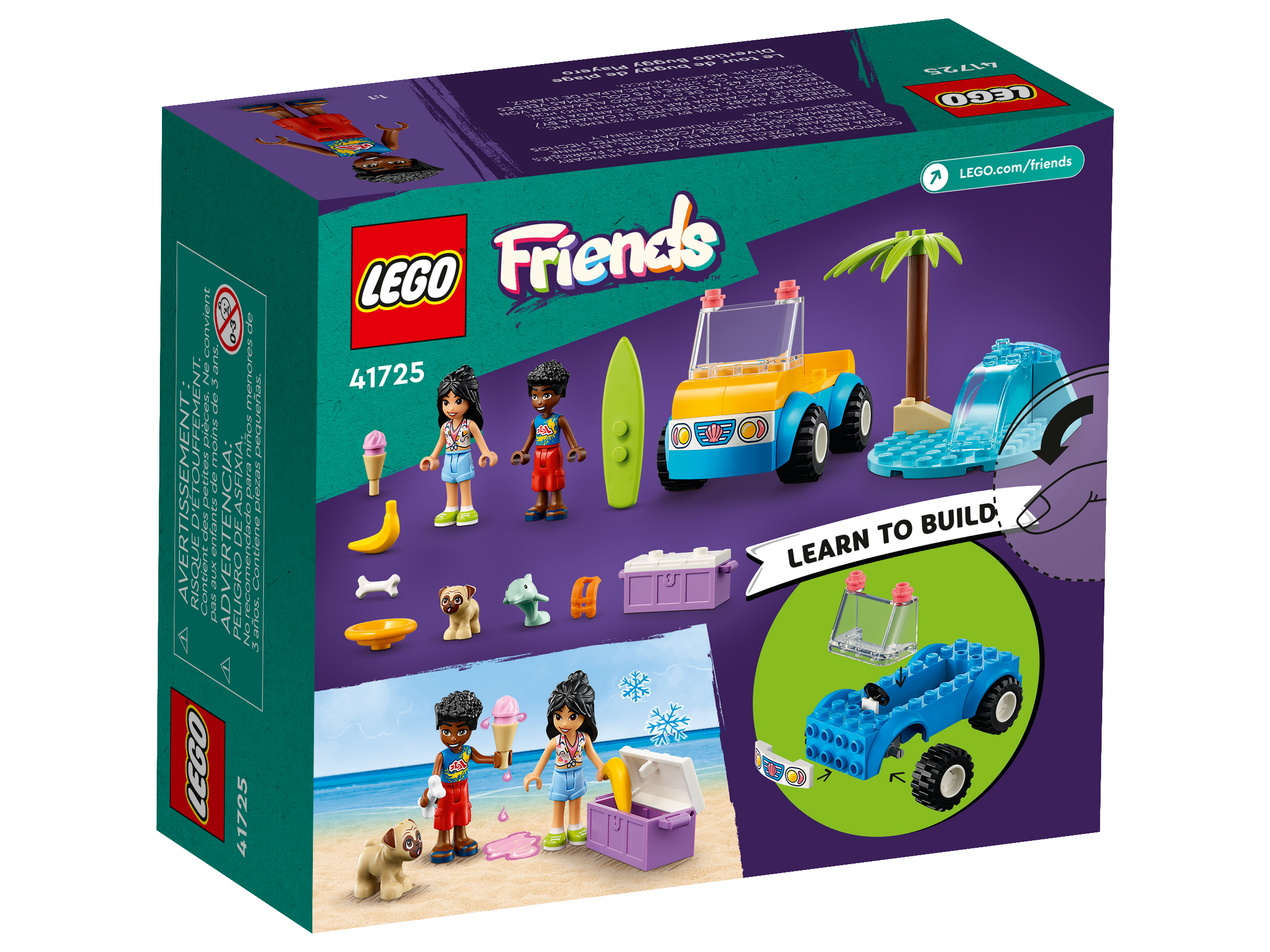 LEGO Friends Series 41725 Beach Buggy Fun