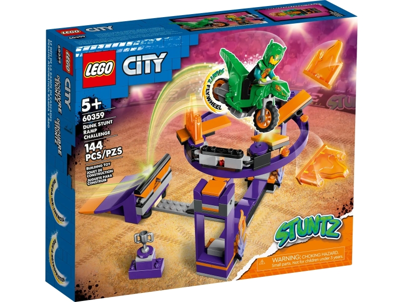 LEGO City Series 60359 Dunk Stunt Ramp Challenge
