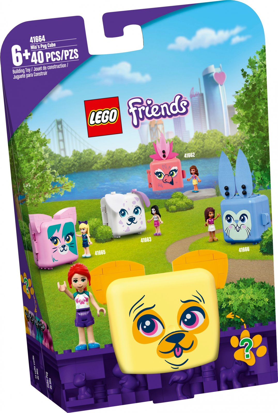 LEGO Friends Series 41664 Mia's Pug Cube