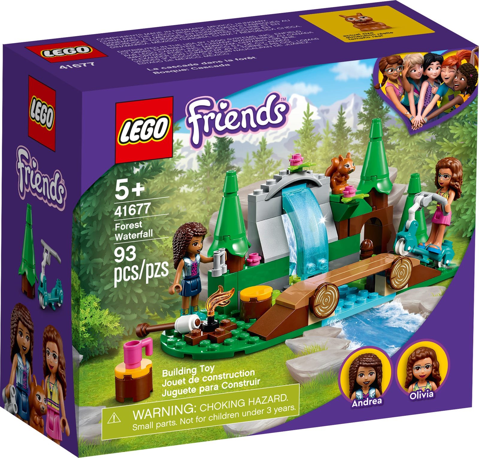 LEGO Friends Series 41677 Forest Waterfall