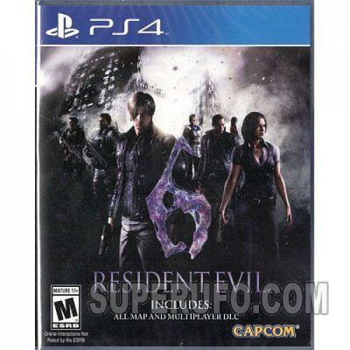 PlayStation 4 Game PS4 RESIDENT Evil 6 English Version PS4-0334