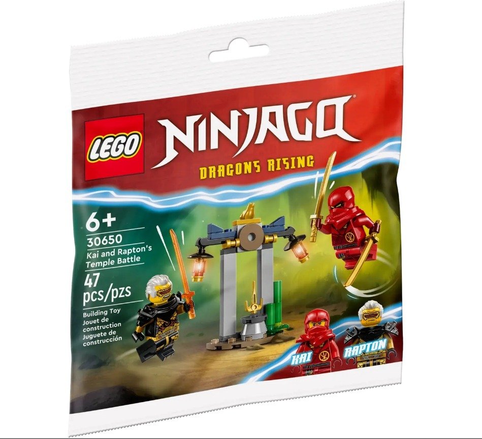 LEGO Ninjago 30650 Kai and Rapton's Temple Battle Poly Bag