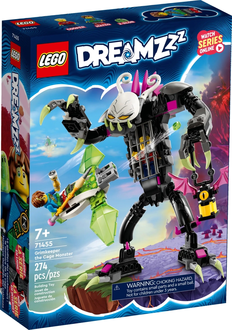 LEGO DREAMZzz 71455 Grimkeeper the Cage Monster