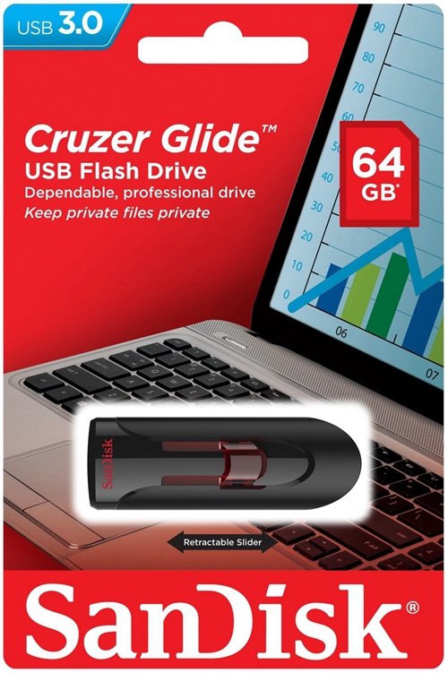 Sandisk Cruzer Glide 64GB USB 3.0 SDCZ600 064G