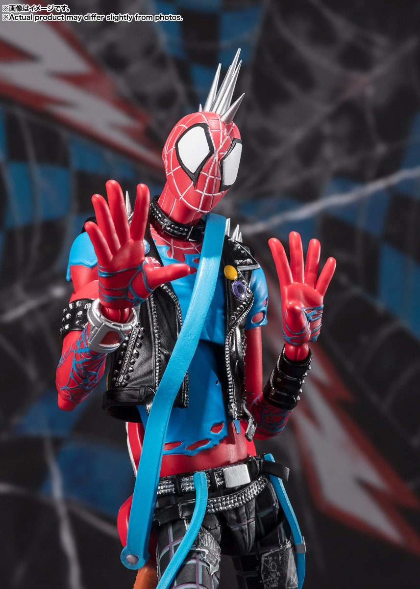 S.H.Figuartsスパイダー・パンク　中古美品 Bandai S.H.Figuarts SPIDER-PUNK (Spider-Man: Across the Spider