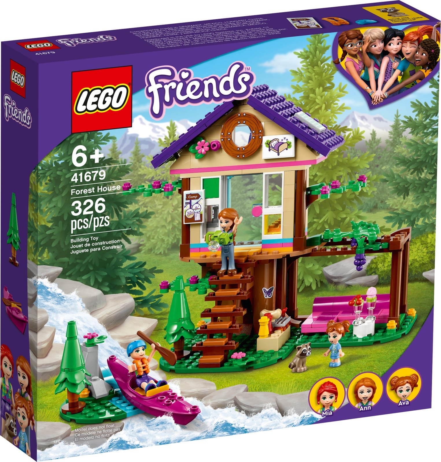 LEGO 好朋友系列 41679 森林小屋
