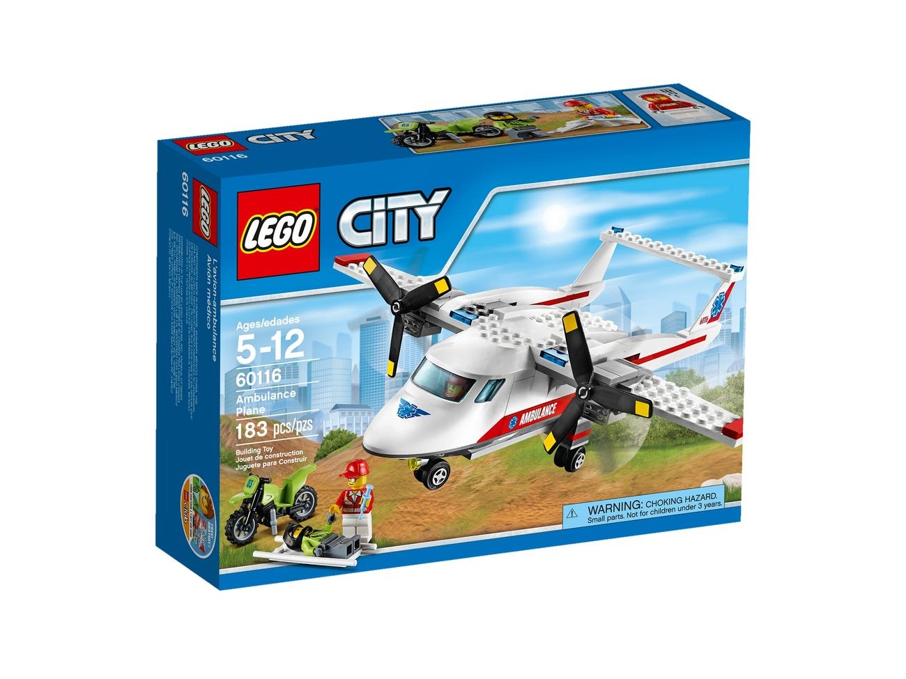 LEGO 60116 City Ambulance Plane