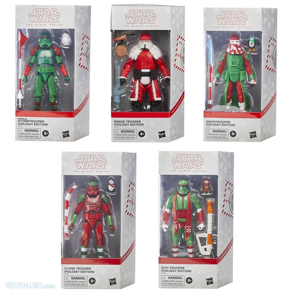 Star Wars Hasbro 6" Black Series Holiday Edition Exclusives Set of 5 pieces