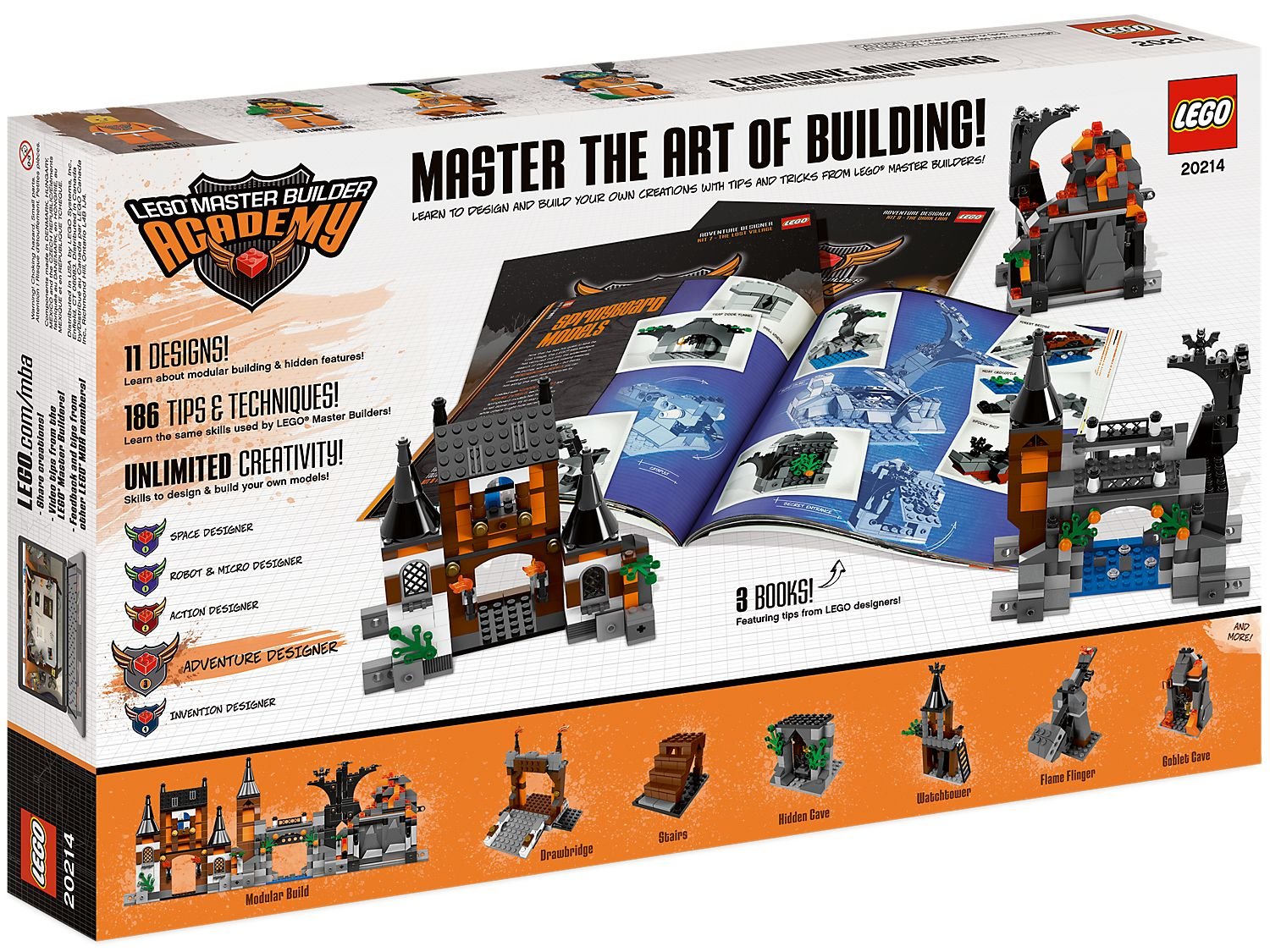 LEGO 20214 Master Builder Academy MBA Adventure Designer (Kits 7 - 9 Redesign)