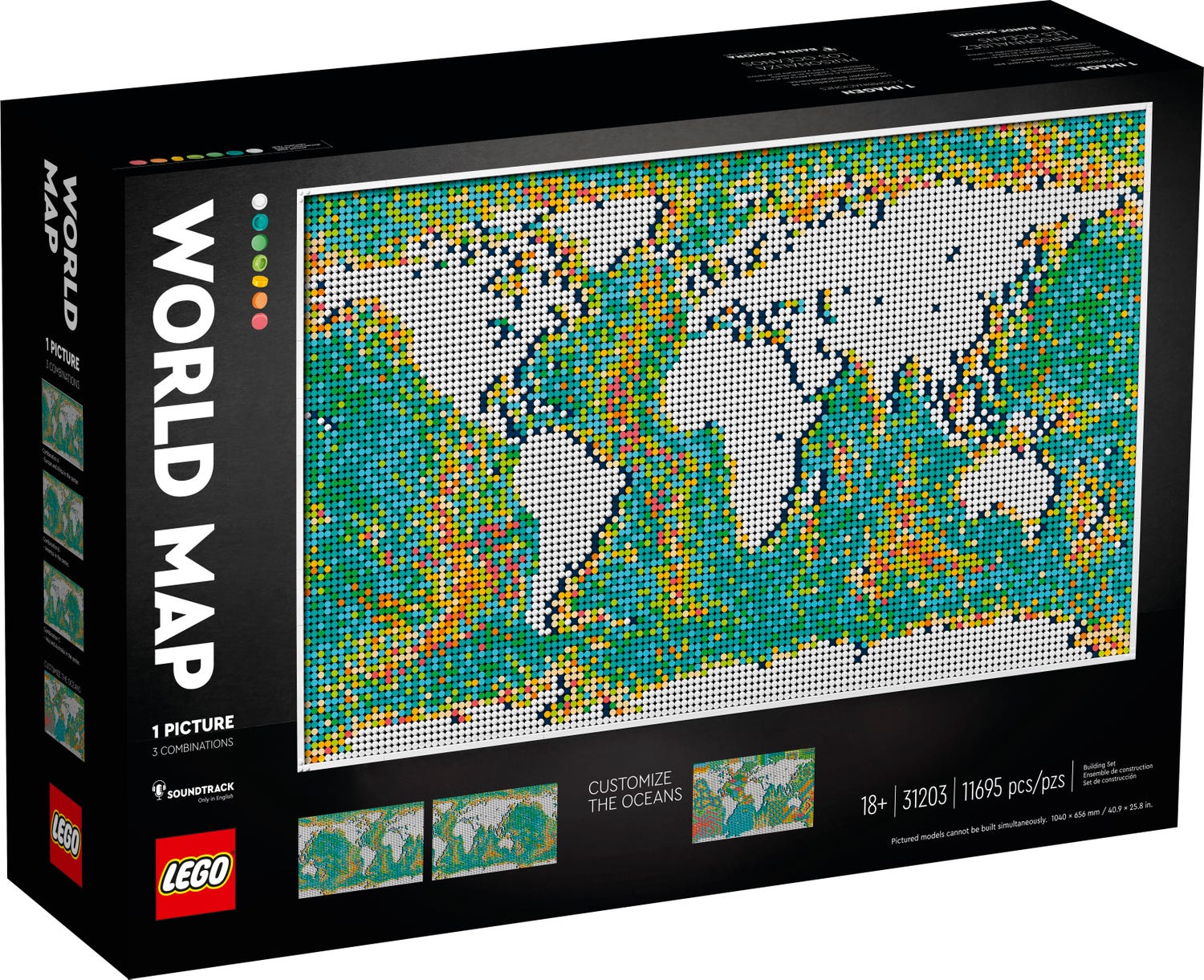 LEGO Art Series 31203 World Map