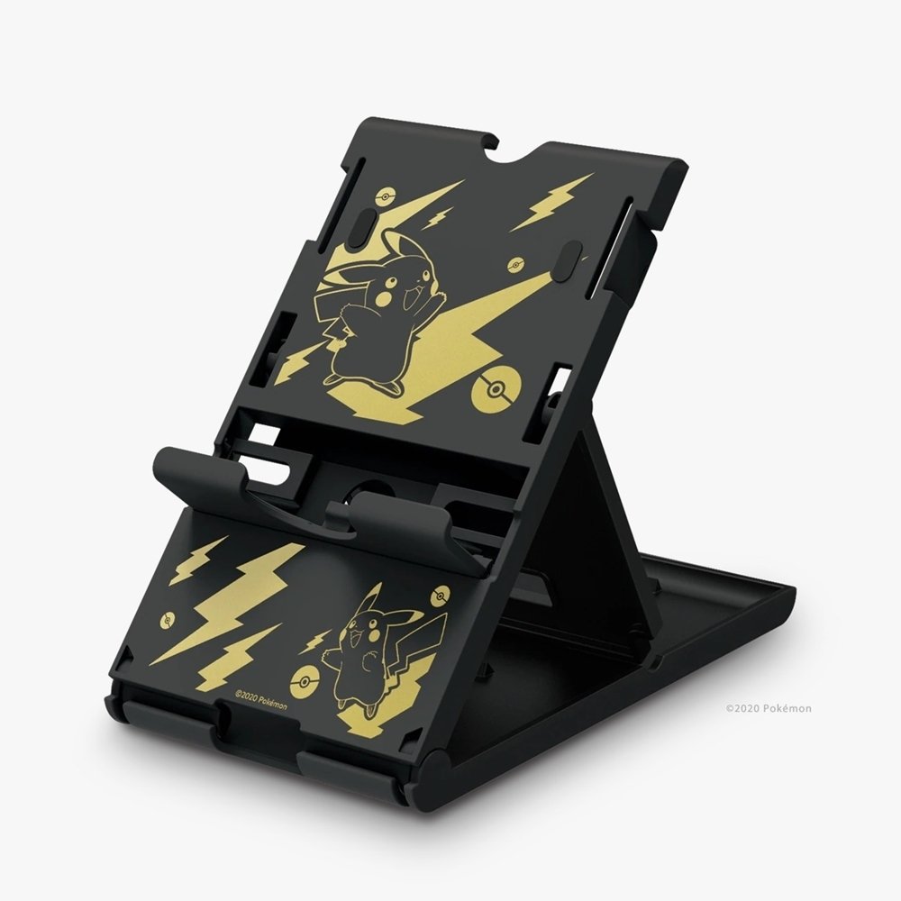 NS / Lite PlayStand [Pokémon Black & Gold] (NSW-294A) (ENG Ver.) (Hori) - ASIA