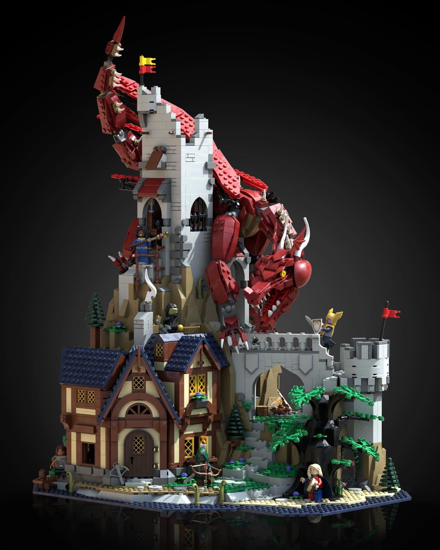 龍治 Lego 21348 lego 龍 LEGO Ideas 21348 龍與地下城紅龍傳奇Dungeons Dragons