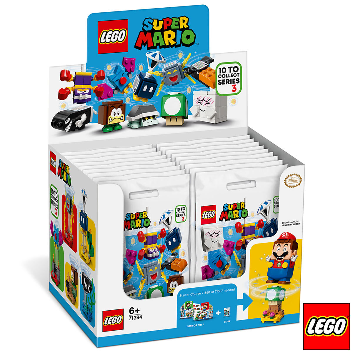 LEGO Super Mario Bros 71394 Character Packs – Series 3 18packs/1box