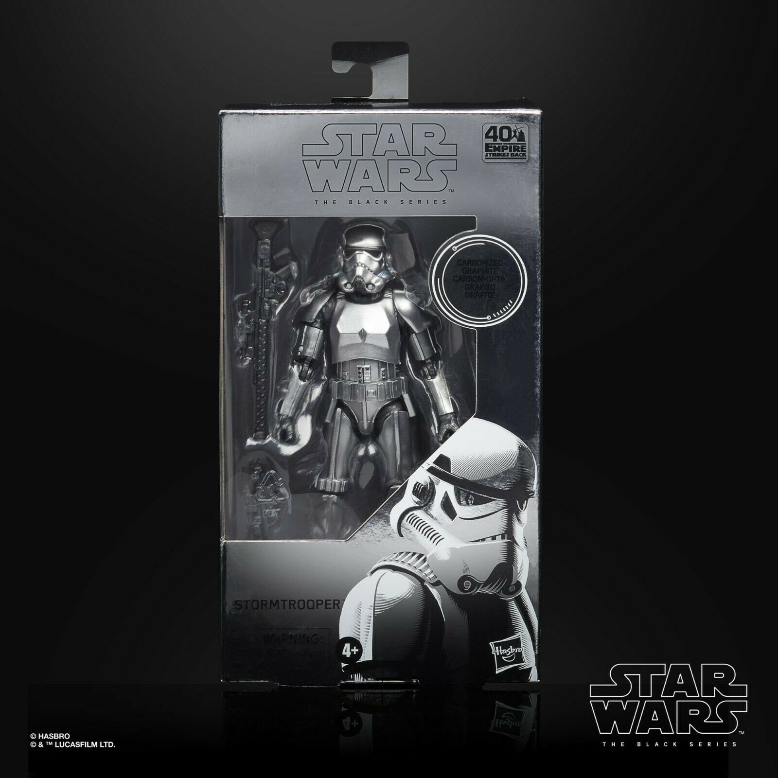 Hasbro Star Wars Black Series Carbonized Stormtrooper 40Th Anniversary