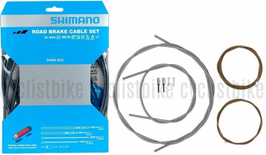 Shimano Dura Ace BC-9000 Road Polymer Brake Cable Set High-Tech Gray NIB