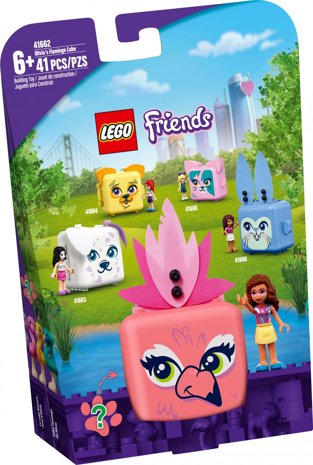 LEGO Friends Series 41662 Olivia's Flamingo Cube