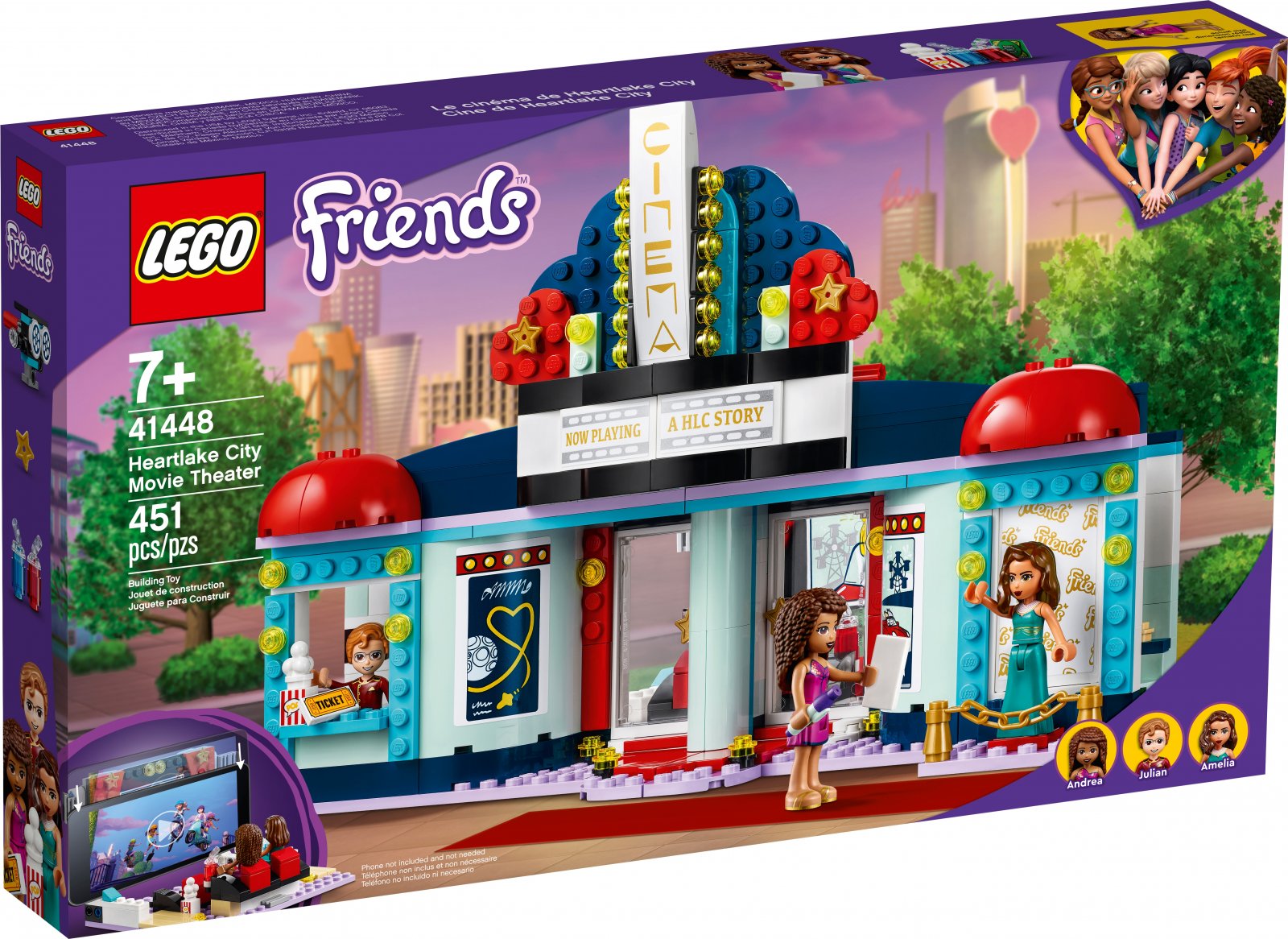 LEGO Friends Series 41448 Heartlake City Movie Theater