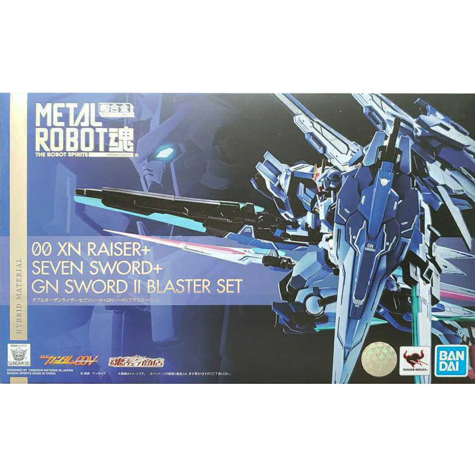Bandai Metal Robot 魂00 XN Raiser + Seven Sword + GN Sword …