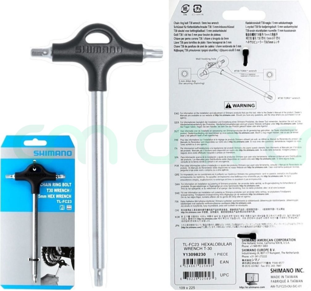 Shimano TL-FC23 Hexalobular T-30 Tool For Road/MTB NIB
