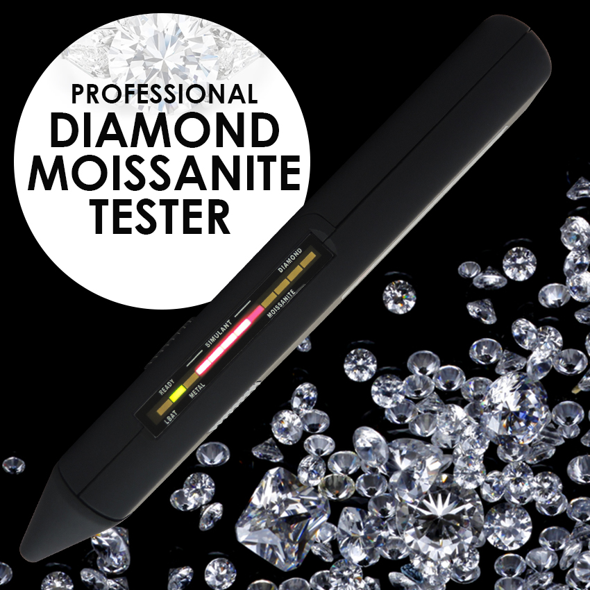 High Accuracy Professional Diamond Moissanite Tester Gemstone 2pt Jewelry Stone Test Tool
