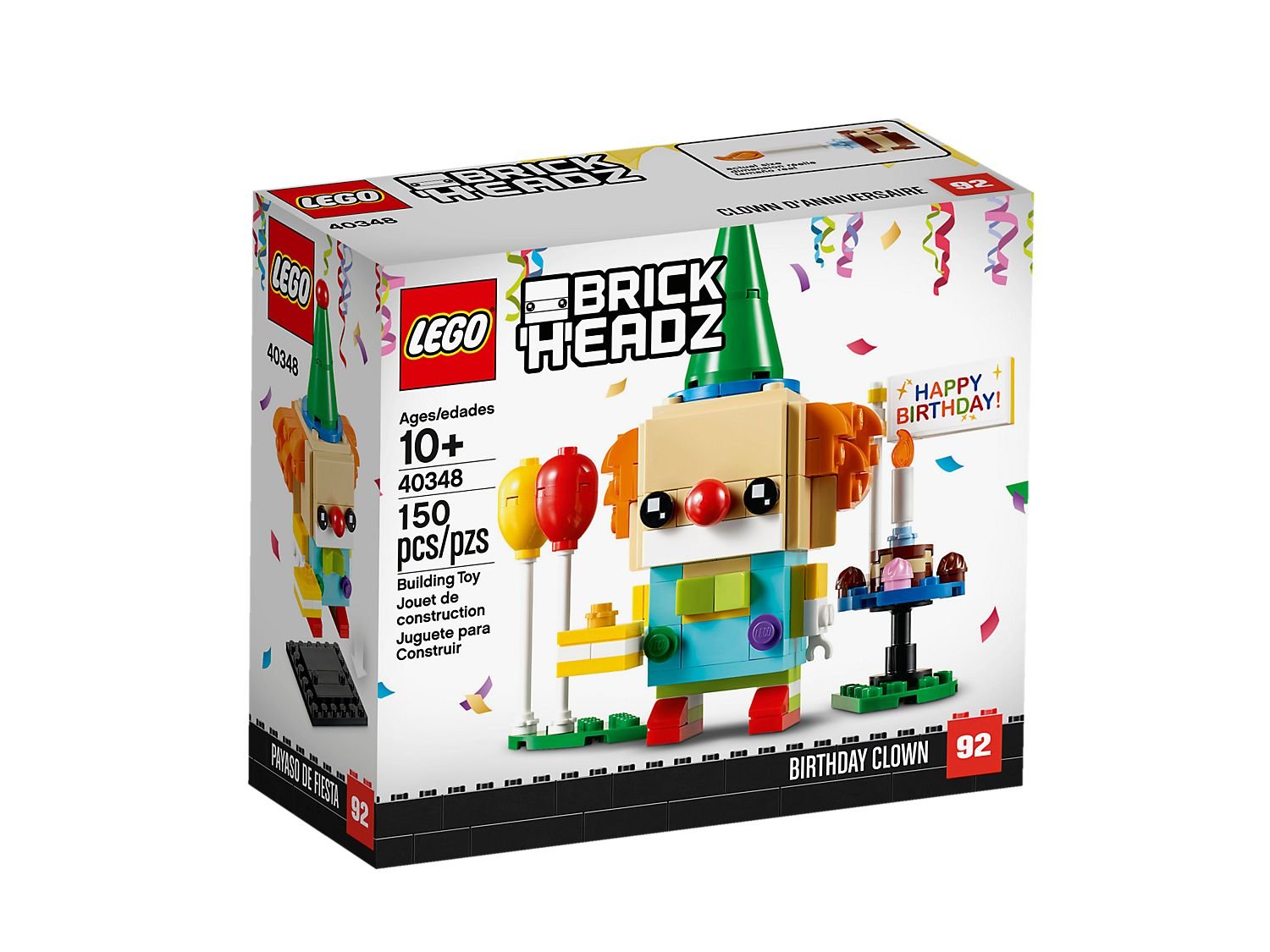 LEGO 40348 Brickheadz Birthday Clown
