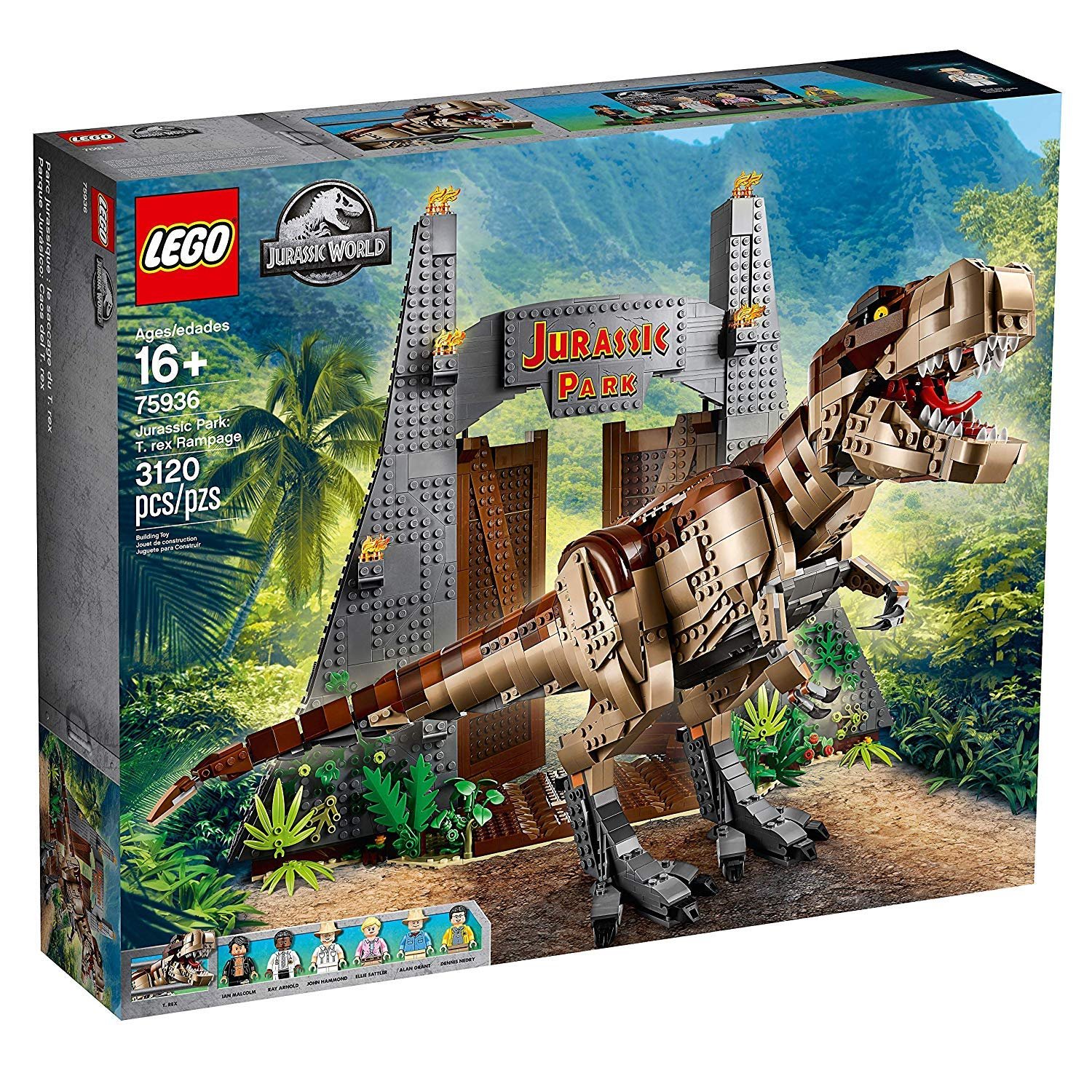 LEGO 75936 Jurassic World : Jurassic Park T. Rex Rampage