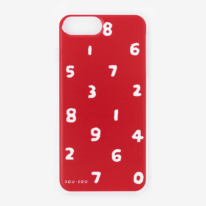 SO-SU-U Phone 6 Plus 6S Plus 7 Plus 8 Plus Cover Case SO-SU-U Red - Made in Japan