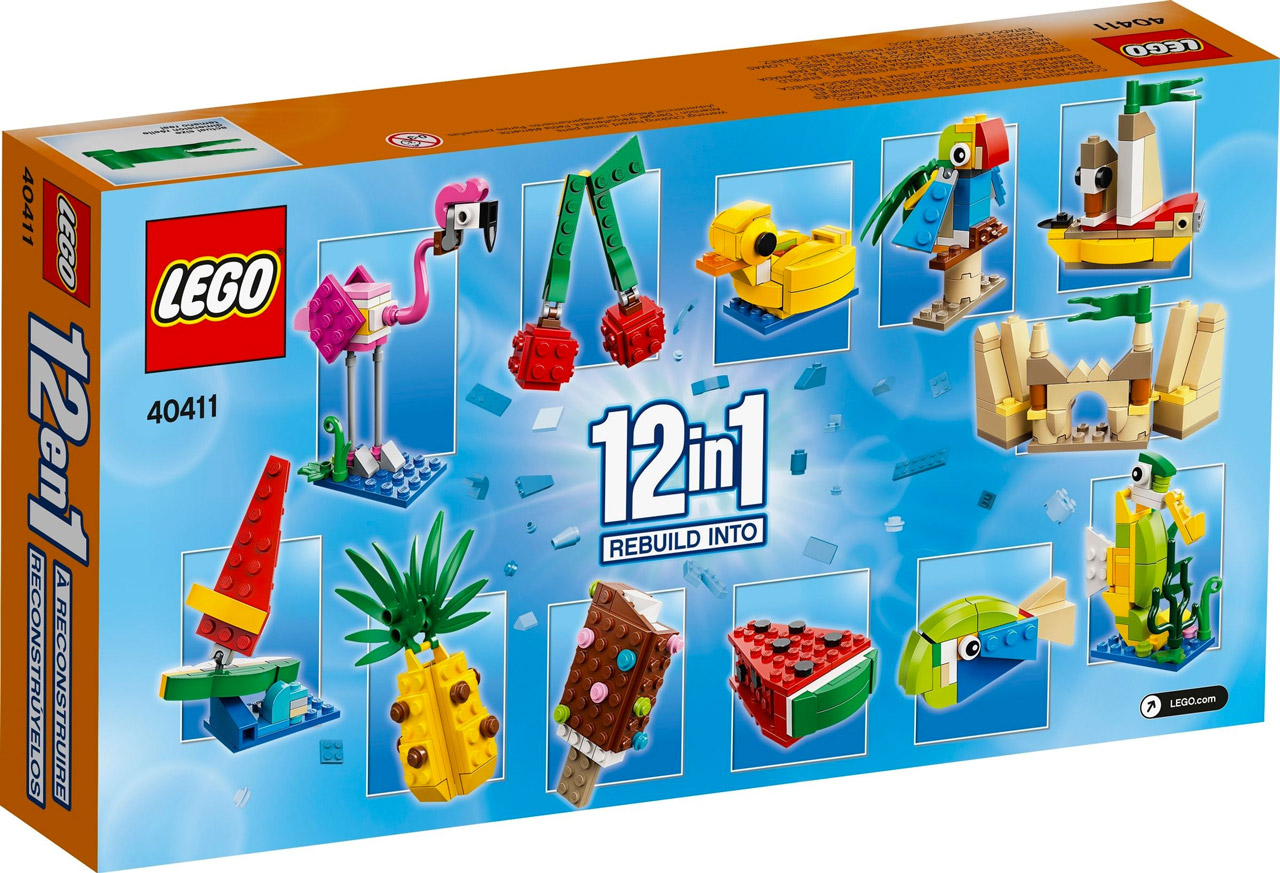 LEGO Exclusive Series 40411 Set Creative Fun 12-in-1 Rebuild Into