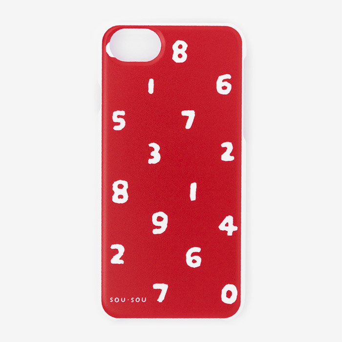 SO-SU-U iPhone 6 6S 7 8 SE (second generation) Cover Case SO-SU-U Crimson - Made in Japan