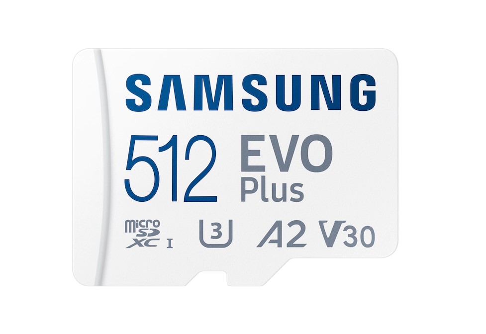 Samsung EVO Plus 512GB microSDXC memory Card up to 130MB/s C10 U3 4K MB-MC512KA
