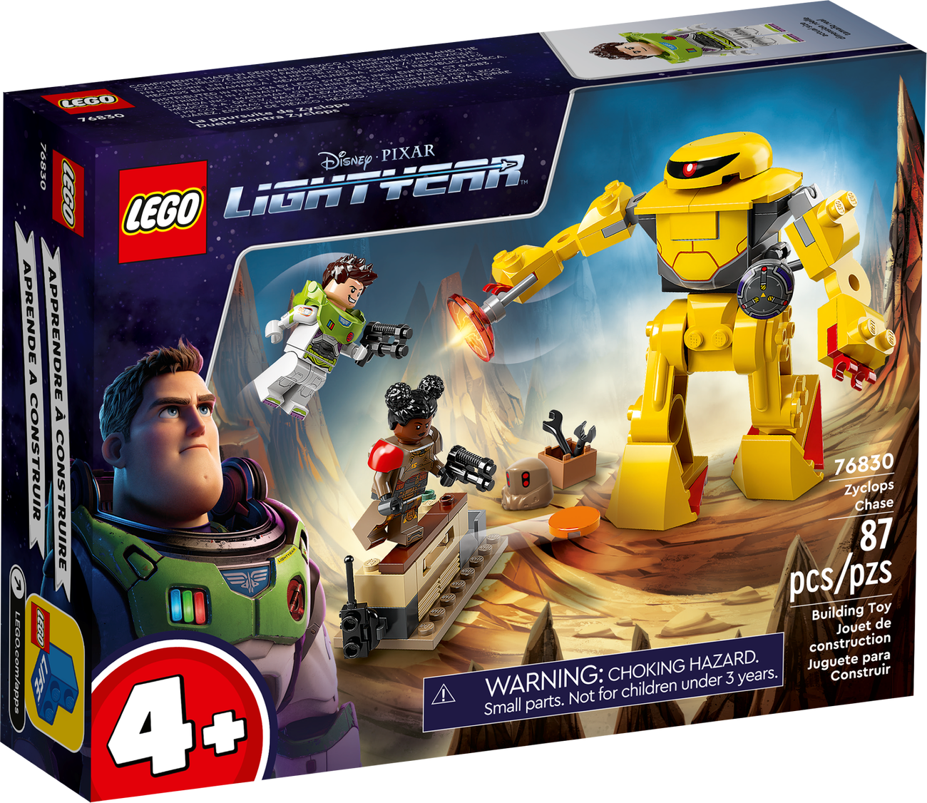 LEGO Disney 76830 Pixar's Lightyear Zyclops Chase