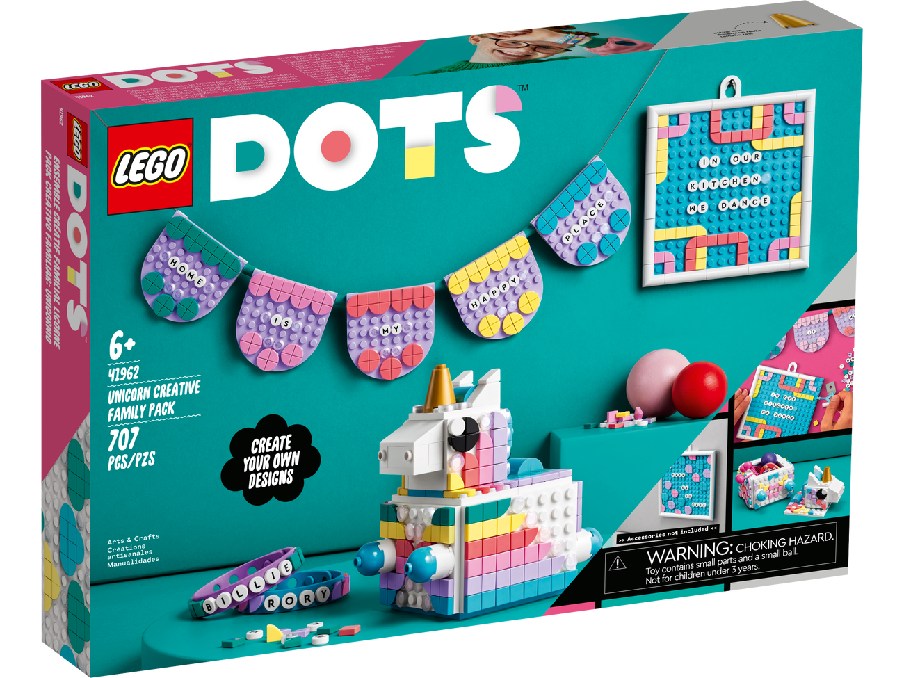 LEGO DOTS 41962 Unicorn Creative Family Pack