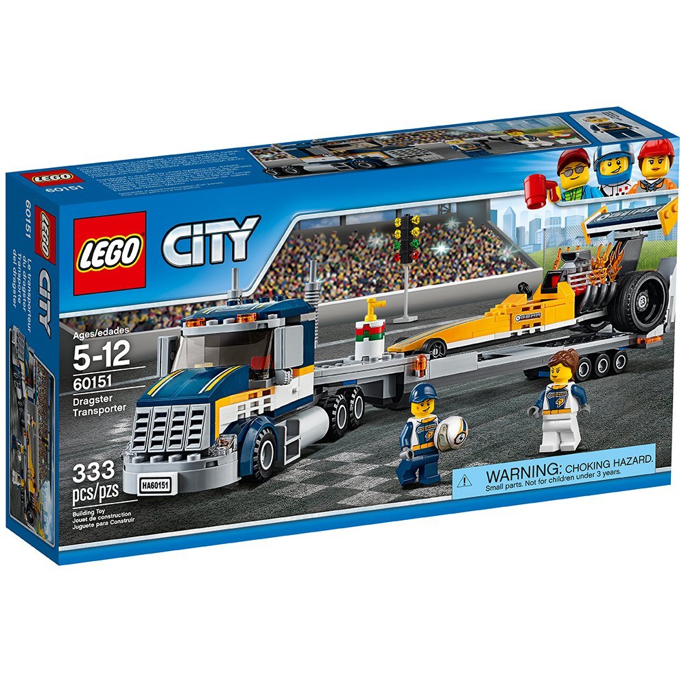 LEGO 60151 City Great Vehicles Dragster Transporter