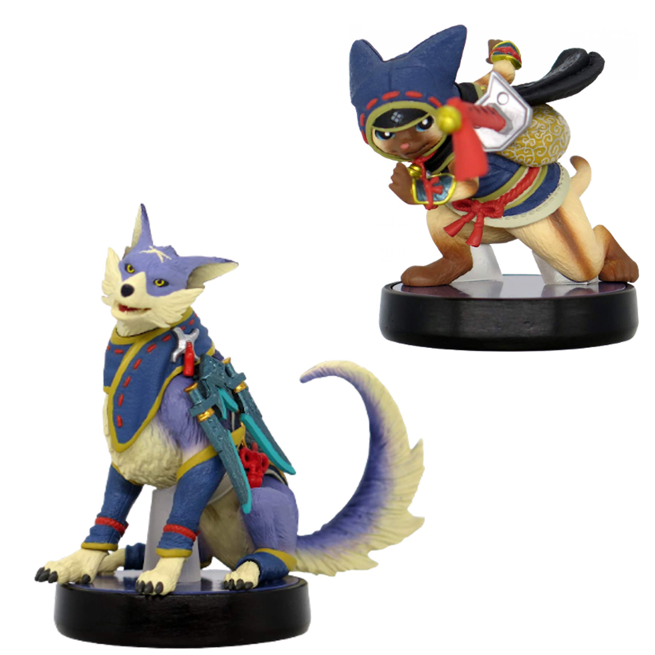 Nintendo Amiibo Monster Hunter Rise - Palamute + Palico For Nintendo Switch NS