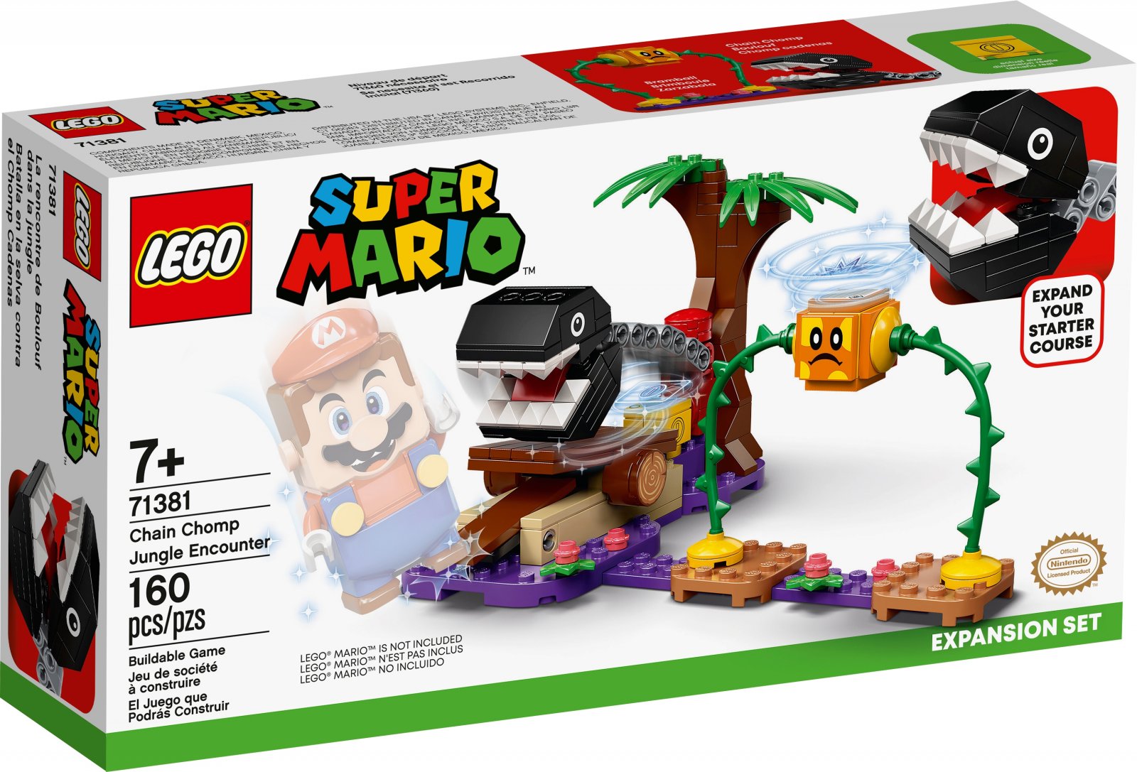 LEGO Super Mario Series 71381 Chain Chomp Jungle Encounter Expansion Set