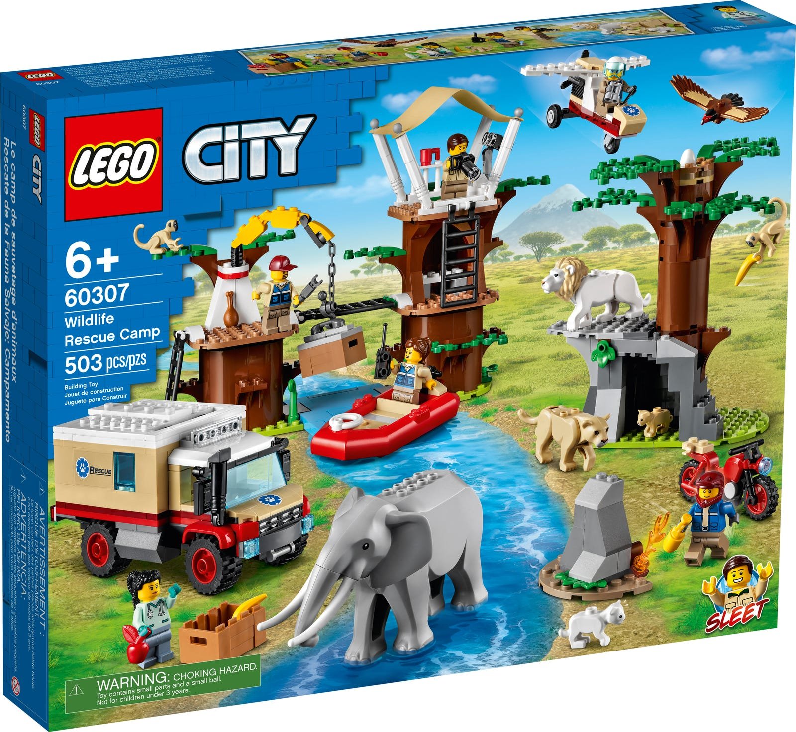 LEGO City Series 60307 Wildlife Rescue Camp